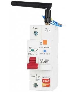 TUYA nutikas lüliti, 1P, Wi-Fi, RS485, 63A