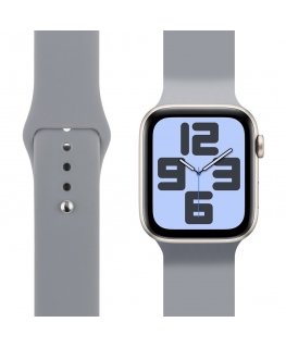 OBAL:ME Silicone Strap for Apple Watch 42-49mm M-L Grey