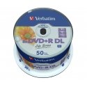 Verbatim 97693 neįrašytas DVD diskas 8,5 GB DVD+R DL 50 vnt