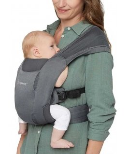 Ergobaby Embrace Soft Air Mesh kantoreppu, pelēks