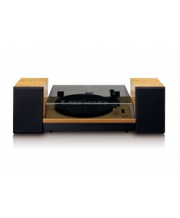 Lenco LS-300 Belt-drive audio turntable Black, Wood