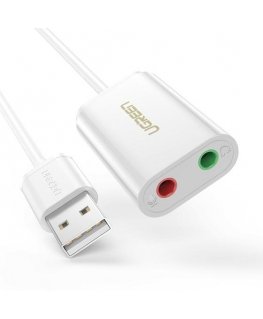 Ugreen 30143 аудио карта 2.0 канала USB