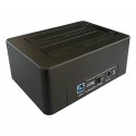 LC-Power LC-DOCK-U3-V saugojimo diskų prijungimo stotis USB 3.2 Gen 1 (3.1 Gen 1) Type-B Juoda