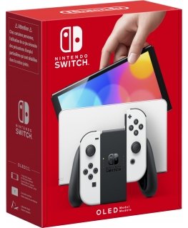 Nintendo Switch OLED kannettava pelikonsoli 17,8 cm (7") 64 GB Kosketusnäyttö Wi-Fi Valkoinen