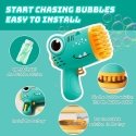 Kiddyz Bubble Gun 40 hole Soap Bubble Gun with bottle holder for