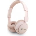 Guess Script Metal Logo Wireless Headphone Pink