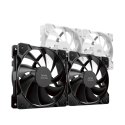 Mars Gaming MFPROX2 computer cooling system Computer case Fan 12 cm Black 2 pc(s)