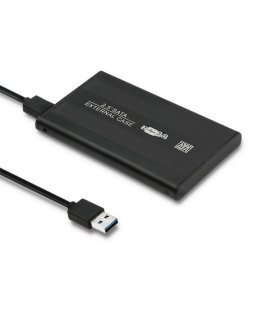 Qoltec 51861 välise kõvaketta korpus HDD / SSD 2,5 "SATA3 | USB 3.0 | Must