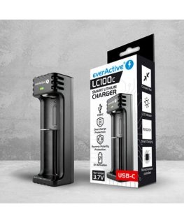 LI-IO N USB-C LC100C BATERIJŲ ĮKROVIKLIS