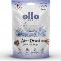OLLO gaisa žāvēti jēra strēmelītes - suņu našķis - 80g