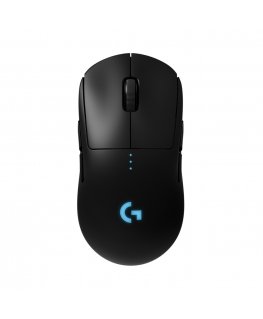 Logitech G 910-005273 kompiuterio pelė Žaidimams Abiems rankoms Radijo dažnio belaidė Optinis 25600 DPI