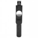 Riff K10-S Universāla bezvadu selfi - nūja (pagar. līdz 70 cm) ar statīvu / spoguli / LED apgaismojumu / slēdža pogu Melna