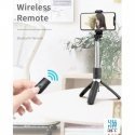 Riff L02 Universal wireless selfie stick (expand 100cm) with Tripod / Shutter button Black
