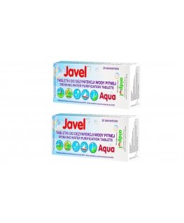Javel Aqua veden desinfiointitabletit, 20 kpl