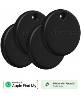 Chipolo POP tracking device 4-pack, black