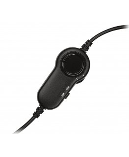 Logitech 981-000589 kuulokkeet ja kuulokemikrofoni Langallinen Pääpanta Toimisto/puhelukeskus musta