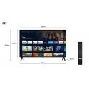 TCL S54 32S5400A televizorius 81,3 cm (32") HD Smart TV „Wi-Fi“ Sidabras TCL S54 32S5400A televizorius 81,3 cm (32") HD Smart TV „Wi-Fi“ Sidabras
