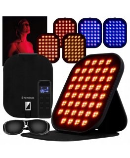 LED-paneel IR-valguse funktsiooniga Humanas LumiCare - must