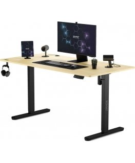 Стол SENSE7 Nojo Сосна 140 смx70 см Черный