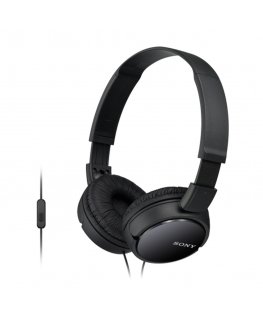 Sony MDR-ZX110AP Austiņas Vadu Zvani / mūzika Melns