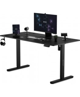 Biurko SENSE7 Nojo Melns 140 cmx70 cm Melns