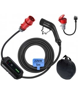 IMMAX ceļojumu uzlādes stacija EV/PHEV AC tips 2, 22 kW