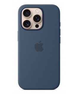 Apple iPhone 16 Pro Silicone Case with MagSafe - Denim