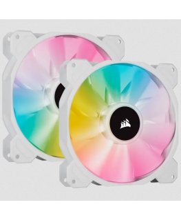 Corsair SP140 RGB ELITE Корпус компьютера Вентилятор 14 cm Белый 2 шт