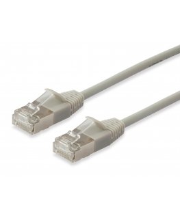 Equip Cat.6A F/FTP Slim Patch Cable, 1m, Beige