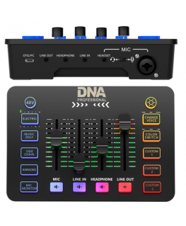 Xxxxx_Bitmat DNA SC ONE analoģiskais skaņas mikseris 2 kanāli USB-C