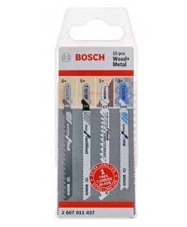 Bosch 2 607 011 437 jigsaw/scroll saw/reciprocating saw blade Jigsaw blade 15 pc(s)