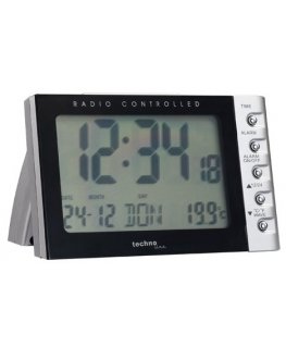 Technoline WT 188 herätyskello Digitaalinen herätyskello musta, Hopea