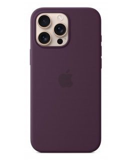 Apple iPhone 16 Pro Max Silicone Case with MagSafe - Plum