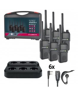 Albrecht Tectalk Worker 3 Laukku 6 kappaleen matkalaukkusarja Työkalut