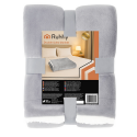 Double-sided blanket 150x200cm light gray Ruhhy 26293