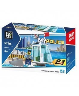 Blocki Klocki MYPOLICE 57 dalys 2in1