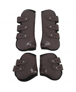 Hobune jooksjatel pruun-valge