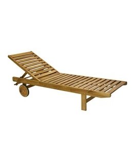 Home4You Bed FINLAY, 193x60xH30cm, material: acacia, finish: oiled