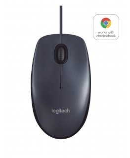 Logitech B100 kompiuterio pelė Biuras Abiems rankoms USB A tipo Optinis 800 DPI