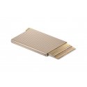 Secrid Cardprotector Fluted+ korttikotelo, beige