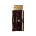 Secrid Miniwallet Naplak+ korttikotelo, ruskea