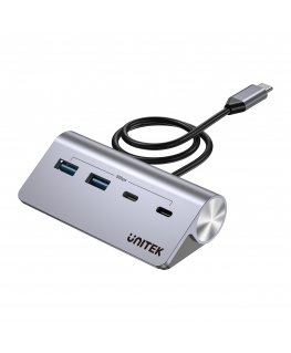 UNITEK HUB USB-C 2X USB-C 2X USB-A 5GBPS ALU