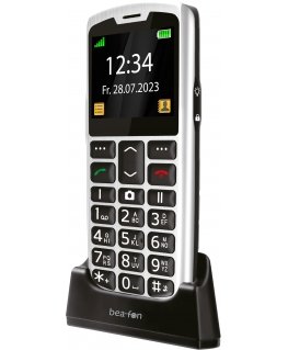 Beafon SL260 LTE 5,59 cm (2.2") 90 g Melns, Sudrabs Tālrunis ar papildiespējām