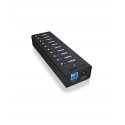 ICY BOX IB-AC6110 USB 3.2 Gen 1 (3.1 Gen 1) Type-B 5000 Мбит/с Черный