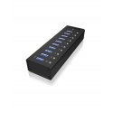 ICY BOX IB-AC6110 USB 3.2 Gen 1 (3.1 Gen 1) Type-B 5000 Мбит/с Черный