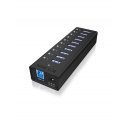 ICY BOX IB-AC6110 USB 3.2 Gen 1 (3.1 Gen 1) Type-B 5000 Mbit/s Black ICY BOX IB-AC6110 USB 3.2 Gen 1 (3.1 Gen 1) Type-B 5000 Mbit/s Black