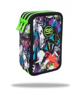 Penalas CoolPack, 20 cm x 13 cm, juodas/įvairių spalvų