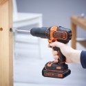Black & Decker BDCHD18KB-QW drill Keyless Black, Orange