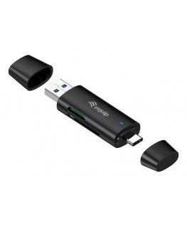 Equip 245462 кардридер USB 3.2 Gen 1 (3.1 Gen 1) Type-A/Type-C Черный