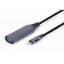 Cablexpert A-USB3C-VGA-01 видео кабель адаптер 0,15 m USB Type-C VGA (D-Sub) Серый